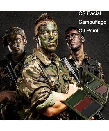  Rostblant 3-Piece Kit: Camouflage Face Stick Chameleon Cream Chameleon Camouflage Military Camouflage Makeup Pen Body Camouflage Black Brown Green - Buy Online on GoSupps.com