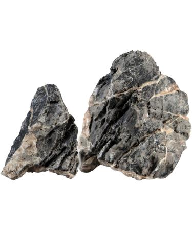 Buy Sera Rock Quartz Gray L (2-3 kg) - Dark Gray Natural Stone with White Inclusions | International Shipping - Buy Online on GoSupps.com