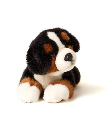Uni-Toys - Bernese Mountain Dog puppy lying - 24 cm (length) - Plush dog pet - Plush toy cuddly toy