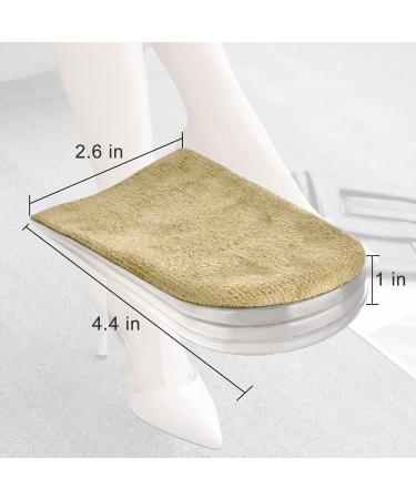 AccEncyc Adjustable Heel Lift Inserts 2 Pack - Soft Silicone Height Increase Insoles - Buy Online on GoSupps.com