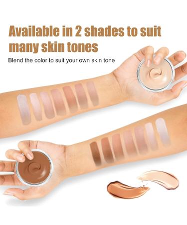 Professional Waterproof Tattoo Cover Up Concealer Makeup Set - 2 Colors (2x20g) - Buy Online on GoSupps.com