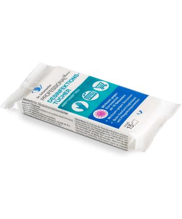 Dr. Schumacher PROFESSIONAL home Disinfectant Wipes Aseptoman Med - 15 Wipes for Home & International Use | Effective Germ Protection - Buy Online on GoSupps.com