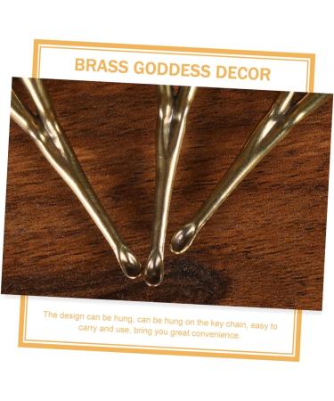 Cabilock 3pcs Brass Ear Pick Mini Spoon Set - Ideal for Ear Cleaning and Beauty Decoration - Buy Online on GoSupps.com