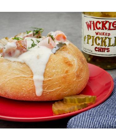 Wickles Pickles Wicked Pickle Chips 3 Pack - 16oz Hot & Spicy - Sweet & Slightly Sweet Pickles - Buy Online on GoSupps.com