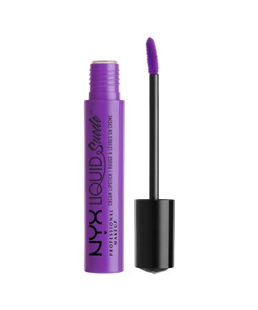 NYX PROFESSIONAL MAKEUP Liquid Suede Cream Lipstick - Run the World (Bright Violet With Pink Undertones)