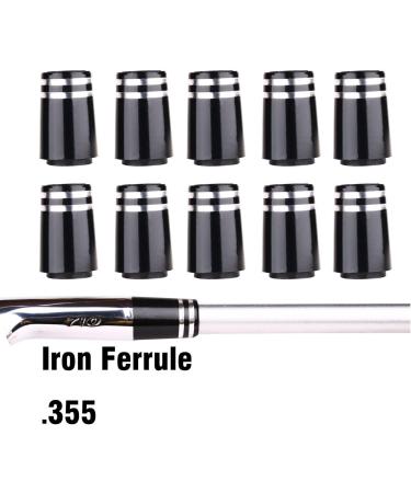 Sword & Shield 10pcs New Custom Black Ferrules .355 for Titleist CB MB AP1 AP2 Irons - Buy Online on GoSupps.com