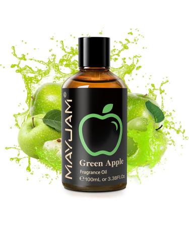 MAYJAM Green Apple Oil 100ml - Premium Fragrance Oil for Aromatherapy Diffusers & Home Use - Buy Online on GoSupps.com