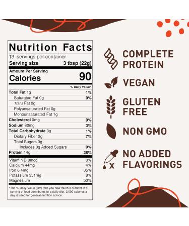 hemplete Hemp Vegan Protein Powder for Heart and Brain Health Easy to Digest Powder Drink with Plant Protein for Muscle Building and Recovery 9 Essential Amino Acids (Unflavored and Choco) 10oz - Buy Online on GoSupps.com