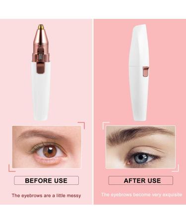 Beard Trimmer & Electric Eyebrow Shaver for Women - Hair Removal Tool for Face Lips and Nose - Buy Online on GoSupps.com