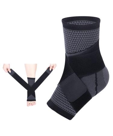 Ankle Braces Adjustable Compression Ankle Support Men & Women for Injury Recovery Achilles support and Strong Ankle Brace Sports Protection Stabilize Ligaments-Eases Swelling and Sprained Ankle Medium
