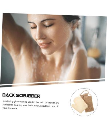 Beaupretty 3 Sets Sisal Bath Set Exfoliating Bath Scrubbers Exfoliating Body Scrubber Shower Bath Glove Shower Body Towel Body Scrubber for Men Back Shower Scrubber Frosted Jute Remover Man - Buy Online on GoSupps.com