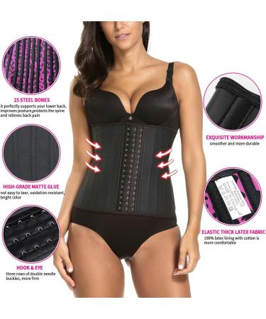 Shop Adjustable Belly Wrap & Waist Trainer for Women - Black XXL | Abdominal Tightening Clothes - Buy Online on GoSupps.com