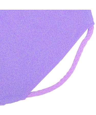 Back Scrubber for Shower - Exfoliating Elastic Bath Towel Strap in Purple | International Shipping - Buy Online on GoSupps.com