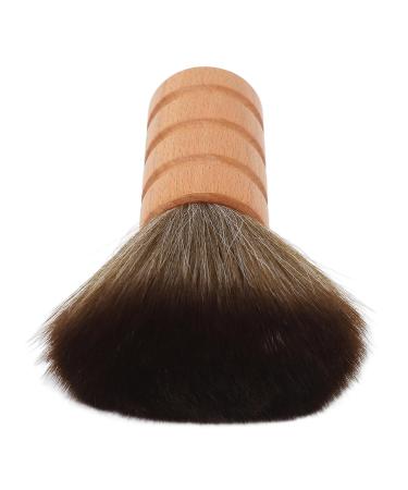 Foaming Shaving Brush for Men - Soft Nylon Bristles Wooden Handle Low Irritation - Ideal for Home Use - Buy Online on GoSupps.com