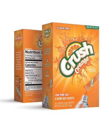 Crush Powder Drink Mix - Sugar Free & Delicious (Classic Variety, 30 Sticks) - Buy Online on GoSupps.com