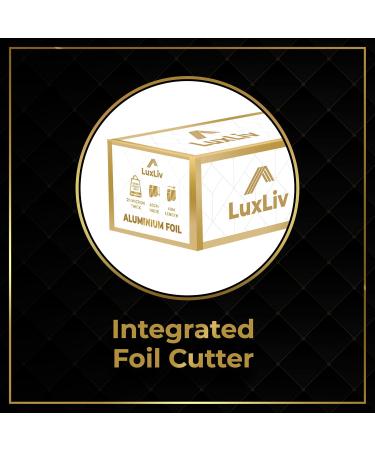 LuxLiv 45cm Extra Wide 40m Premium Heavy Duty 20 Micron Thick Kitchen Foil Catering Aluminium Tin Foil Roll - Buy Online on GoSupps.com