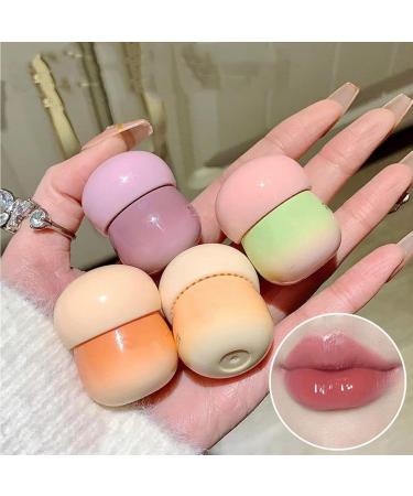 Blurred Pudding Pot Lips Waterproof Pudding Lipstick Velvet Smooth Lip Gloss for Nourished Non-Sticky Shiny Lip Balm Long-Lasting Glossy Color - Buy Online on GoSupps.com