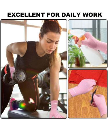 Happymart Black Arthritis Compression Gloves - 2 Pairs for Joint Pain Relief & Wrist Support - Small Size - Pack of 4 - Buy Online on GoSupps.com