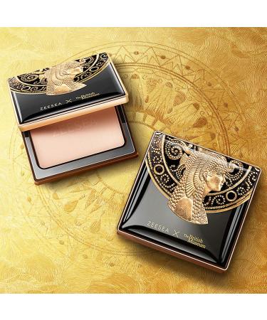 ZEESEA Pressed Powder - Egypt Series Long Lasting Oil Control Facial Powder (02 Natural Beige) - Buy Online on GoSupps.com