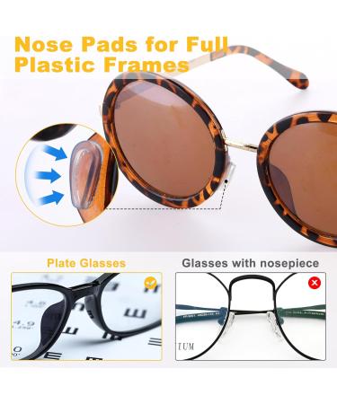 Curred 20 Pairs Silicone Glasses Nose Pads - Self-Adhesive Non-Stick 3mm Thick Airbag Nose Pads for Glasses & Sunglasses (White) - Buy Online on GoSupps.com
