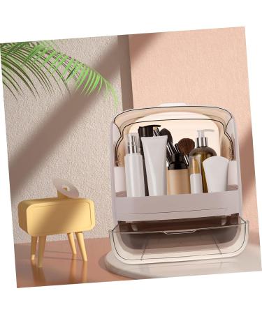 Housoutil Cosmetic Storage Box Decor Storage Boxes with Lids Makeup Home Supply - Eye Shadow Box Miss 21x19cm Pink - Buy Online on GoSupps.com