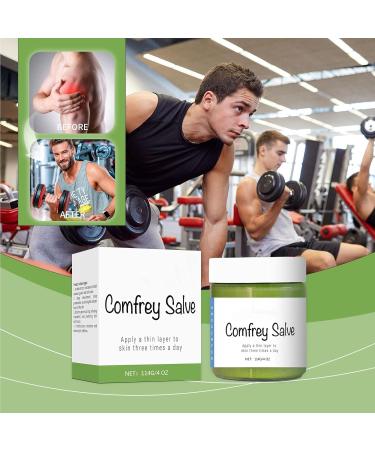 Cholig Organic Herbal Comfrey Salve 4oz Comfrey Organic Herbal Salve Cream Ointment Comfrey Salve Herbal Balm Skin Body Care (2 Pcs) - Buy Online on GoSupps.com