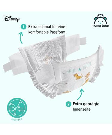 Mama Bear Disney Ultra Dry Size 6 Diapers 140 Pieces - Monthly Box | International Shipping Available - Buy Online on GoSupps.com