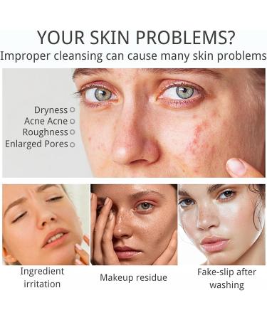 Vitamin C Face Wash with Brush Exfoliating Face Wash Gentle Foaming Cleanser for Oily Skin & Sensitive Skin Foaming Face Wash Women for Skin Tone Reduce Blemish & Acne Hydrate Skin Vegan 150ML - Buy Online on GoSupps.com