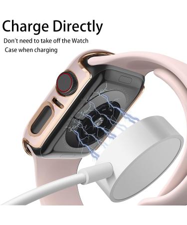 Lovrug 2 Pack Apple Watch Case 40mm SE/Series 6/5/4 - Tempered Glass Screen Protector - Ultra-Thin Bumper - Full Coverage iWatch Cover (Pink/Black) - Buy Online on GoSupps.com