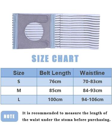 HEAXIY Stoma Hernies Support Belt | Postoperative Elastic Abdominal Binder for Colostomy Care - Adjustable & Breathable | Size M - Buy Online on GoSupps.com