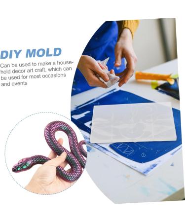 NUOBESTY 1pc Snake Mold Home Decor Silicone Molds Professionals Diy Mold Adults Diy Mold Manual Model 3d As Shown 30X18.5cm - Buy Online on GoSupps.com