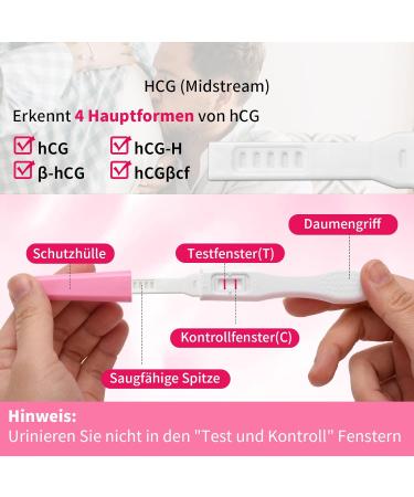 6-Pack Early Pregnancy Tests - Detect HCG at 10 mIU/ml with Over 99% Accuracy - Fast International Shipping - Buy Online on GoSupps.com