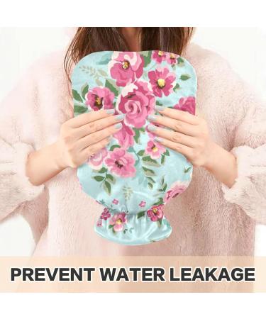 Vintage Roses Hot Water Bottle - 1L Transparent Heat Therapy | Naanle for Pain Relief & Comfort - Buy Online on GoSupps.com