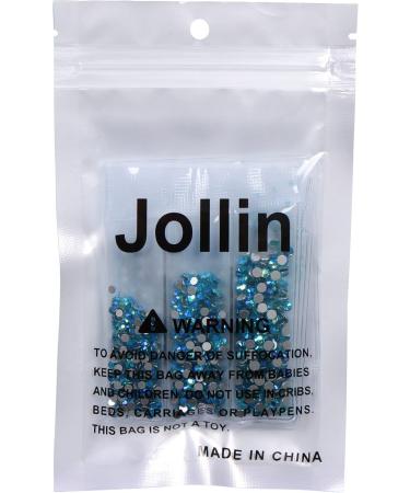 Jollin 30015 3456pcs Flatback Rhinestones Glass Charms Diamantes Gems Stones for Nail Art 6 Size ss4-ss12 Aquamarine AB - Buy Online on GoSupps.com