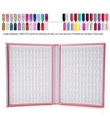 Book Nails Display - Showcase Your Nail Polish Colors | Nail Book Graphic Insert for Perfect Nail Card Display (Pink) - Buy Online on GoSupps.com
