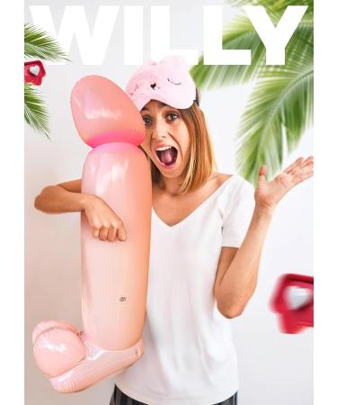 Bachelorette Party Inflatable Pennis Balloon Inflatable Pennis Willy Bachelorette Party Bride Party Decorations Bachelorette Party Pool Games Hens Party Supplies Inflatable Pennis Willy Balloon - Buy Online on GoSupps.com