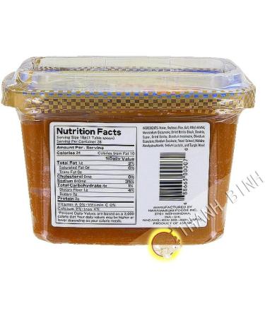 Hanamaruki Dashi Type Dashi IRI Miso Paste 1 Tub 500 Gram - Buy Online on GoSupps.com