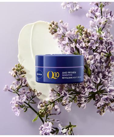 Nivea Q10 Anti-Wrinkle Night Care Cream (2 Pack) - Moisturizing Night Cream with Pure Q10 & Suitian Extract for Sensitive Skin - 50 ml Each - International Shipping Available - Buy Online on GoSupps.com
