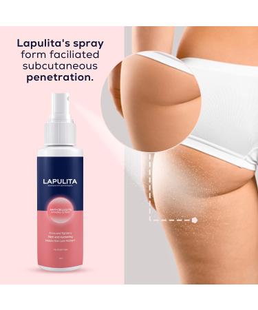 LAPULITA Anti Cellulite Spray - Natural Formula for Firming Legs, Hips, and Buttocks | Reduces Cellulite, Stretch Marks, and Saggy Skin - Buy Online on GoSupps.com