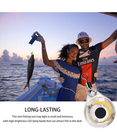 Lesunbak Drop Fishing Lights - Waterproof LED Bait Light for Night Fishing | Eye Shape Underwater Lure to Attract Perch - Buy Online on GoSupps.com