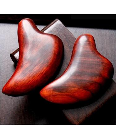 Red Sandalwood Gouache Point Meridian Scrapping Muscle Relaxing Wooden Massager Acupuncture Physical Therapy 1Pcs - Buy Online on GoSupps.com