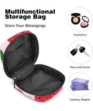 Buy Cute Cherry & Heart Women's Lift Storage Bags - Stylish Period Kit Pocket for Girls - Feminine Products Organizer - Buy Online on GoSupps.com