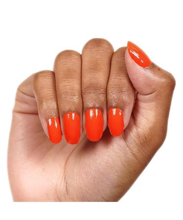 Color Street High Voltage Nail Strips (Neon Orange) - FMN011 - Bold Neon Red/Orange Design - Buy Online on GoSupps.com