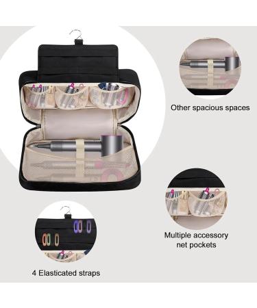 Muflydo Blow Dryer Bag - Hair Tool Travel Bag with Handle and Hook Waterproof Blow Dryer Organizer Portable Hair Tool Organizer Double Zippers Pouch for Hair Styling Tools - Buy Online on GoSupps.com