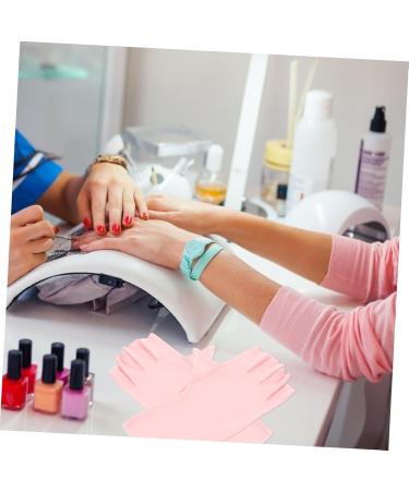 POPETPOP 2 Pairs Sun Gloves Pink Gloves Nail Art Uv Gloves Nail Uv Gloves Protective Gloves for Manicure Gel Nail Lamp Uv Gloves Sun Protection Gloves Summer Nylon Nail Supplies 21x12x0.1cm As Shown1 - Buy Online on GoSupps.com
