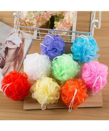 16pcs Natural Sponge Pouf Bath Sponge Set - Kids Loofah Back Scrubber & Shower Ball - Eco-Friendly Body Cleaner - Buy Online on GoSupps.com