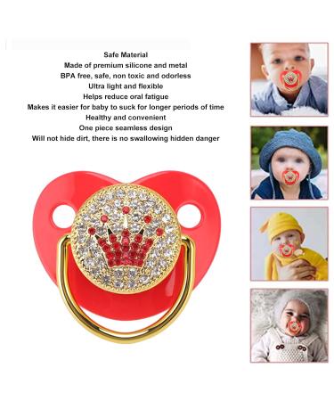 Ultralight Pacifier for Newborns - Perfect Red Pacifier for Soothing & Playtime | Shop Internationally - Buy Online on GoSupps.com