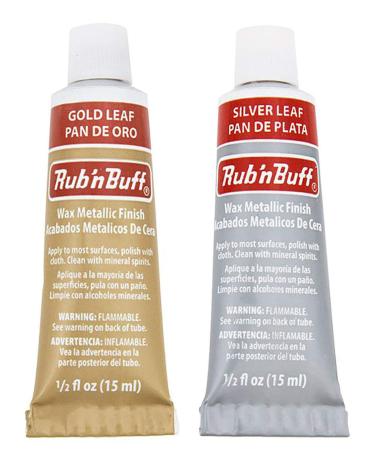 Rub-N-Buff Bundle (Silver Leaf and Gold Leaf)