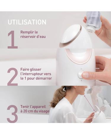 Panasonic - EH-XS01-N503 | Thermal facial treatment Sauna Nano-ionic steam 3 6 or 12 minute programs - Buy Online on GoSupps.com