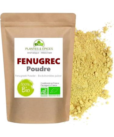Fenugreek Organic Ground Powder 100g - Resealable Biodegradable Fresh Bag (100g) - Buy Online on GoSupps.com